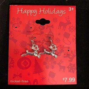 Reindeer Holiday Earrings